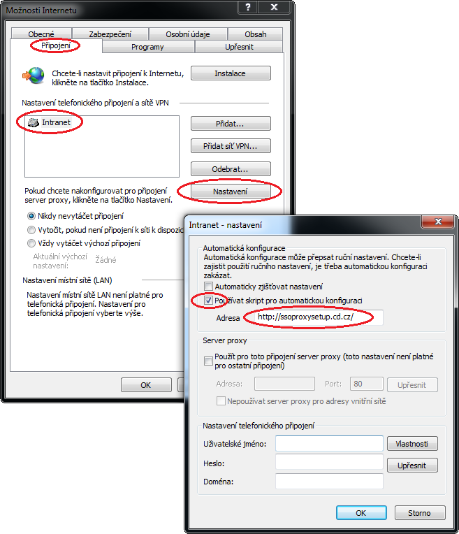 nastaveni proxysetup-vpn