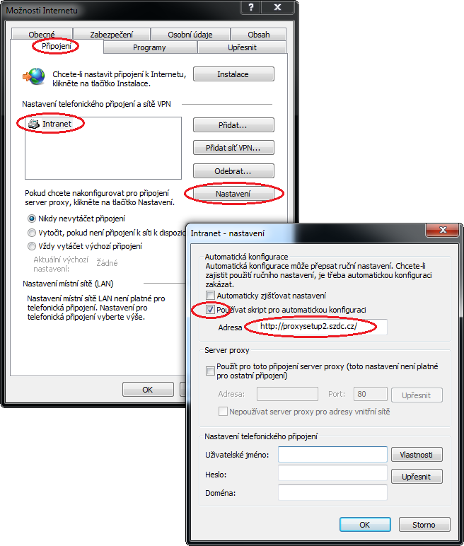 nastaveni proxysetup2-vpn